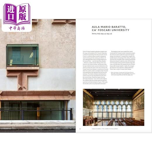 【中商原版】Carlo Scarpa: The Complete Buildings 进口艺术 意大利建筑师卡洛·斯卡帕 建筑全集 建筑设计个人作品集 Prestel出版  商品图2