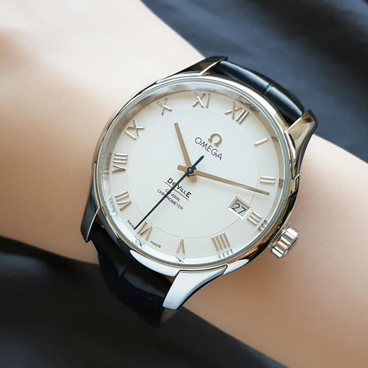 【95新】OMEGA 欧米茄431.13.41.21.02.001天文台认证同轴自动机械机芯日期显示41MM（男款）碟飞系列精钢 121125TJ13 商品图7