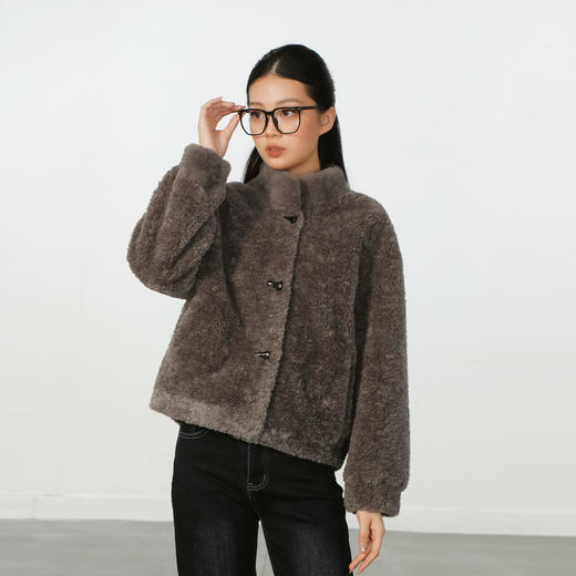 极简仿羊羔毛短外套-纪念日百货门店同款167746322 商品图1