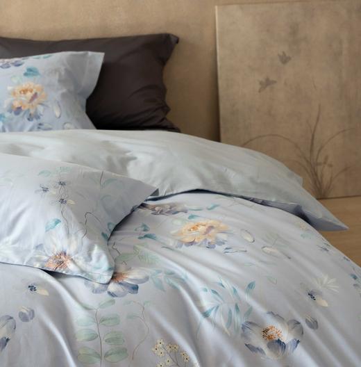 【全棉印花-蓝韵花容】舒雅生活雅系列全棉印花四件套-蓝韵花容  11010343/11010344 商品图3