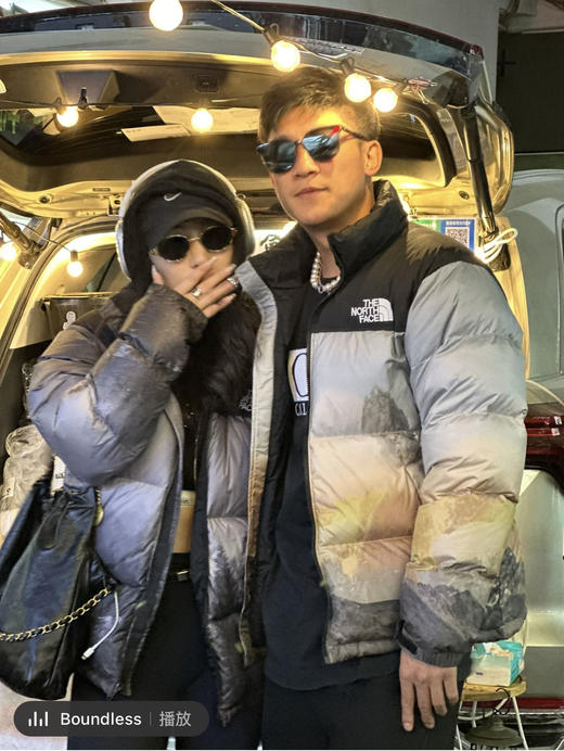 北家情侣款1996羽绒服日照金山 商品图2