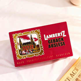 【新品上新】Lambertz经典什锦巧克力曲奇饼干礼盒200g 醇厚巧克力包裹蛋香  香酥口感绽放味蕾 152857