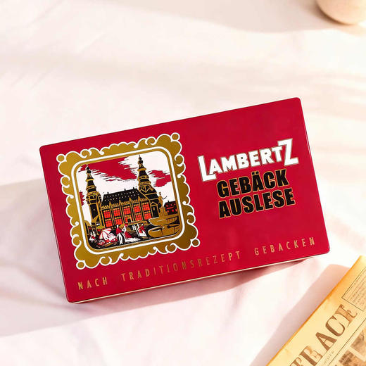【新品上新】Lambertz经典什锦巧克力曲奇饼干礼盒200g 醇厚巧克力包裹蛋香  香酥口感绽放味蕾 152857 商品图0