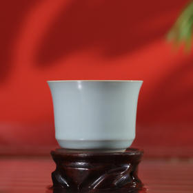 问鼎茶器冰花汝瓷竹律杯（大）