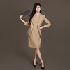 法小曼*子珍专款/羊毛套装女秋季2026新款爆款高级感职业装两件套卡其色长袖西服 商品缩略图8