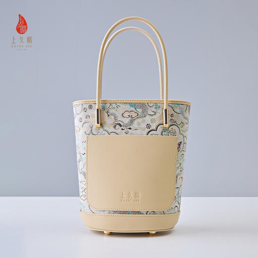 SAINTJOY/上久楷  宋锦拎包 牛龙图 XB3B015208002 （不含礼盒包装 商品图3
