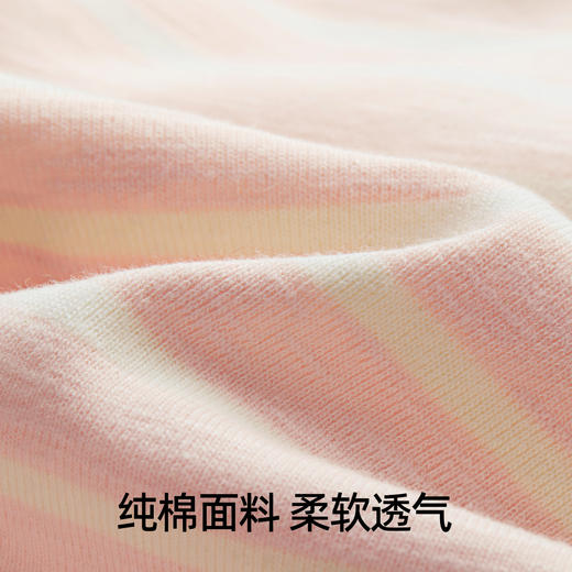 有棵树女士纯棉睡衣条纹家居服套装春秋新款睡衣女款-J1171 商品图3