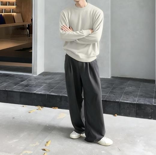 【乔沃精纺空气层羊毛衫】💯这件衣服实打实的用了🐑进口美利奴绵羊毛纱线。核心材质，采用的美利奴羊毛——它简直就是羊毛界的“优等生”❗️-BXG 商品图2