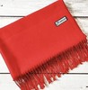 经典中国红 柔软亲肤厚实保暖大红围巾 商品缩略图2