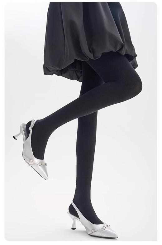 560D日式平板款羊毛磨绒保暖连裤袜GW32616 商品图4