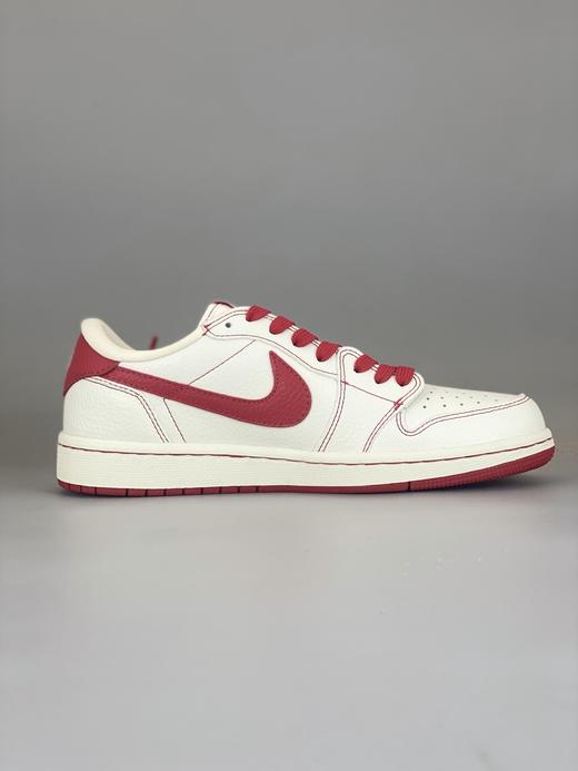 工厂套现 清仓特价!! 高端定制 Travis Scott x Jordan 1 Low NBA休斯顿火箭联名-白红蓝 HOU城市限定 倒勾低帮休闲版本 原厂全头层皮 大厂纯原品质出货 商品图2