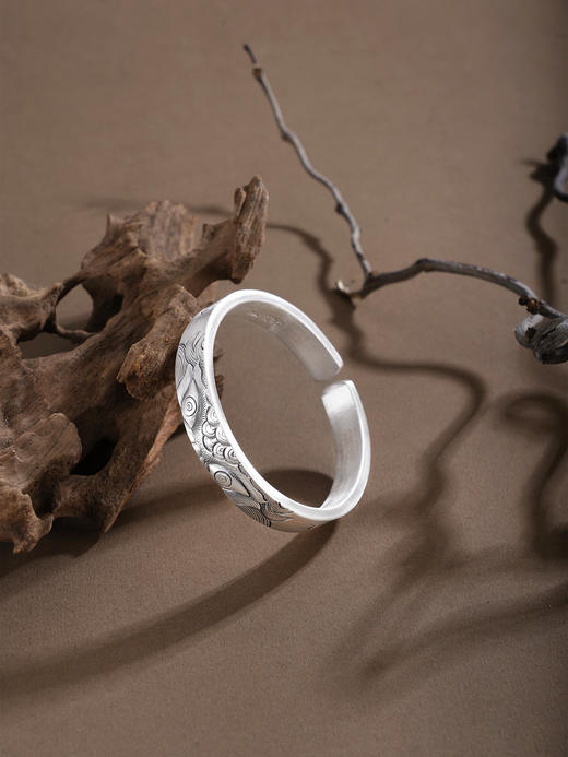 子佩集S999手工银【龙腾苍穹】手镯【55052255】原创设计 商品图8