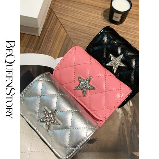 【年终福利，不退不换】  轻奢时尚百搭小香风菱格经典潮流链条斜跨单肩包 余潇潇配饰 商品图1