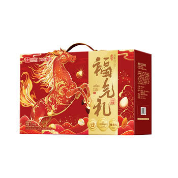 良品铺子节日坚果礼盒蛋白福气礼2376g休闲零食大礼包公司团购礼品 商品图3