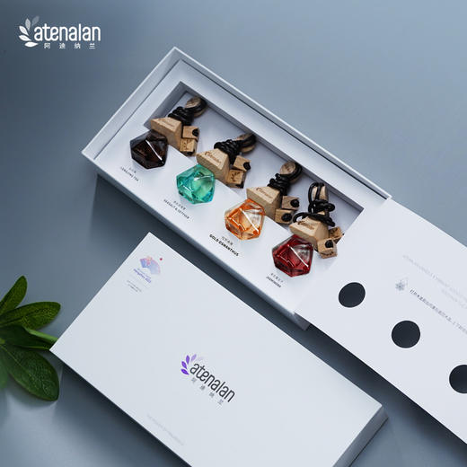 阿迪纳兰 车载香氛礼盒持久淡香车内空气清新剂送男友礼物 商品图0