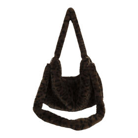 简约斜跨韩系毛绒单肩包-纪念日百货门店同款167293845