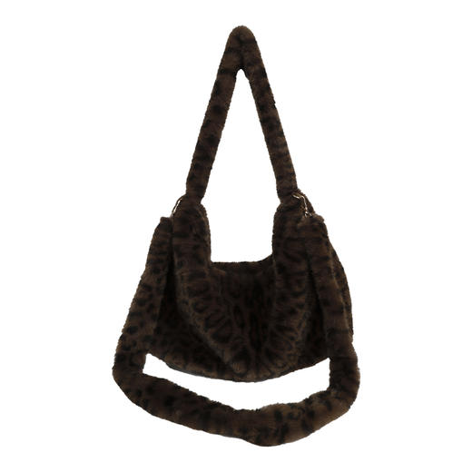 简约斜跨韩系毛绒单肩包-纪念日百货门店同款167293845 商品图0