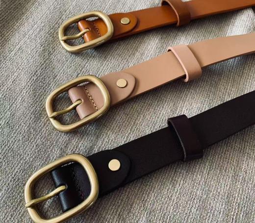 “布朗尼”裤腰皮带 定制 真皮 不退不换 商品图0