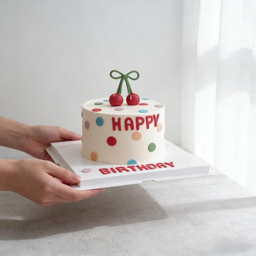 【新款】甜樱点点 马卡龙彩色波点+复古樱桃造型，简约又出片~~ 商品图2