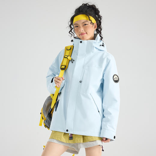 【幸运鹿】男女款山系石墨烯羽绒三合一冲锋衣96892R 商品图4