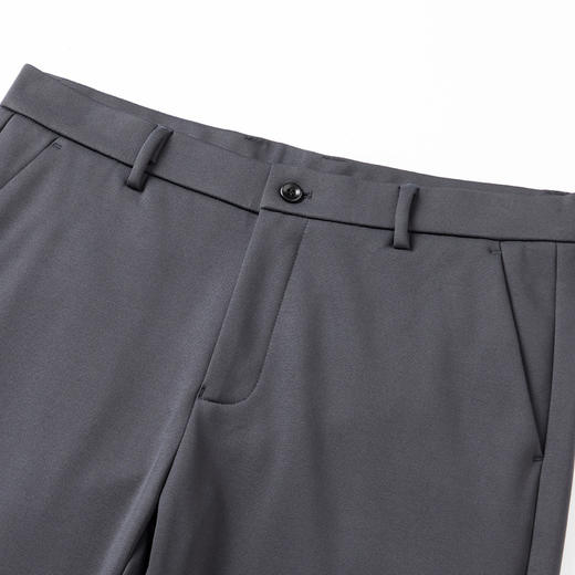 圣得西2025年冬季男士商务休闲裤内里加绒加厚直筒保暖抗皱长裤 商品图6