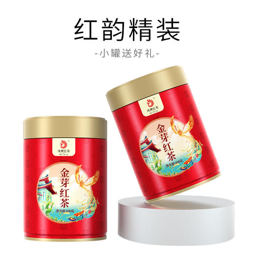 凤牌红茶茶叶云南滇红金芽特级浓香型红茶100g罐装 商品图3