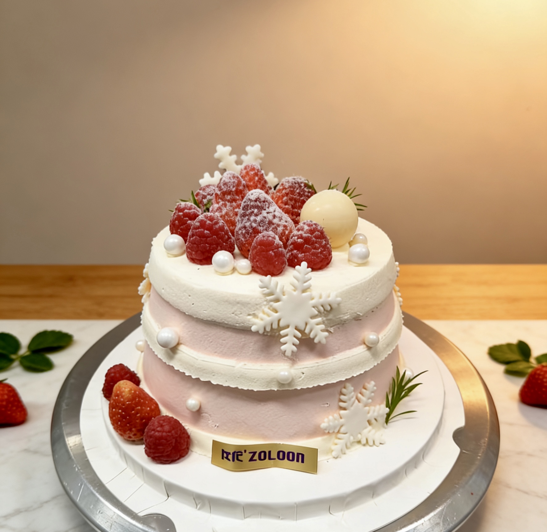 新品丨落雪红莓（草莓酸奶坚果蛋糕）