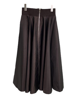 女款尼龙工装百褶半身裙zo020