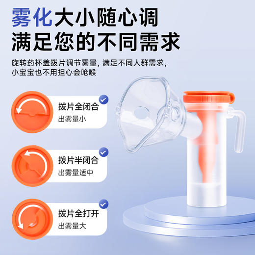 可孚雾化面罩儿童医用无菌吸入机雾化器管成人通用一次性使用配件 商品图3