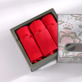 美奈川 80S莫代尔蚕丝7A抗菌红女裤DK07346