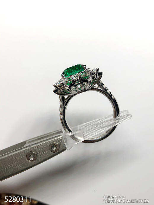 祖母绿钻石戒指【5280311】具体价格微信咨询 商品图4