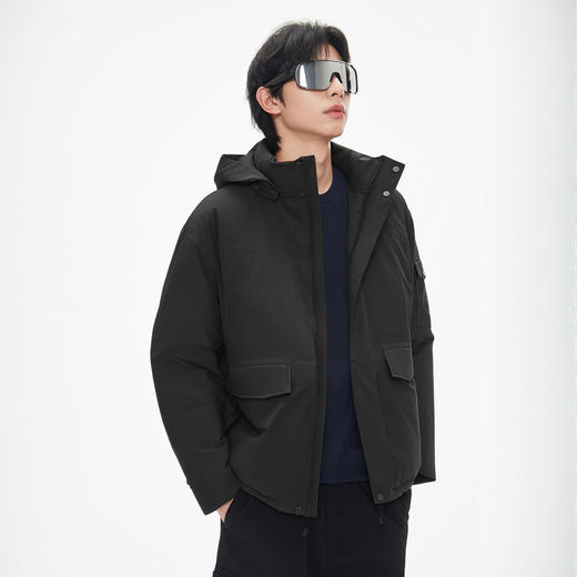 gxg.jeans男装冬季热卖连帽短款羽绒服J24XD254038 商品图1