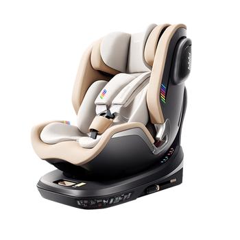bebebus儿童安全座椅领航家汽车用0-8岁婴儿宝宝车载360度旋转 香槟金Pro 商品图4