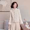 西子/重工拼接毛边锦绒亮片绣外套/WTHY041 商品缩略图0