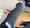 四季款升级两粒扣高腰360°四面超弹土耳其微喇牛仔裤 商品缩略图13