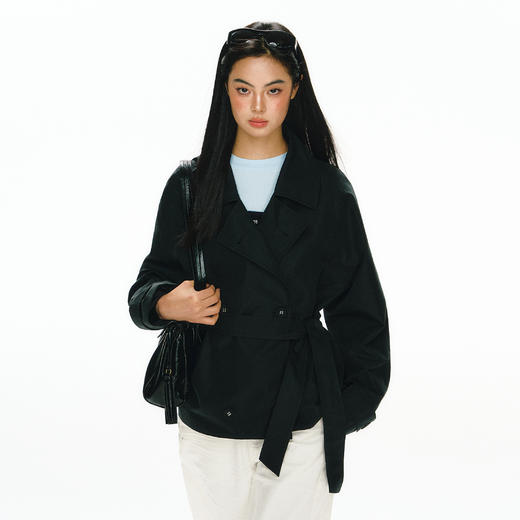 Ariseism 美式复古设计感短外套女秋冬新款修身上衣 商品图0