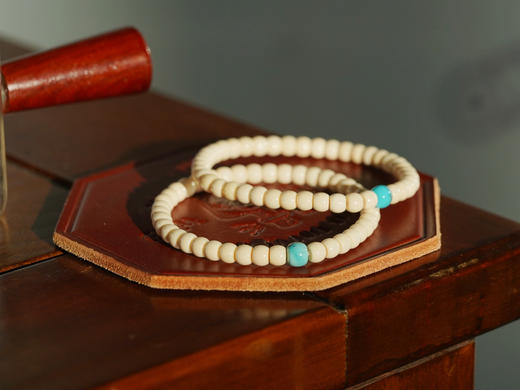 猛犸牙绿松手串 商品图0