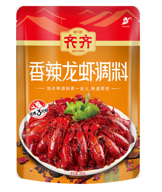 齐齐火锅底料200g香辣小龙虾 商品图1