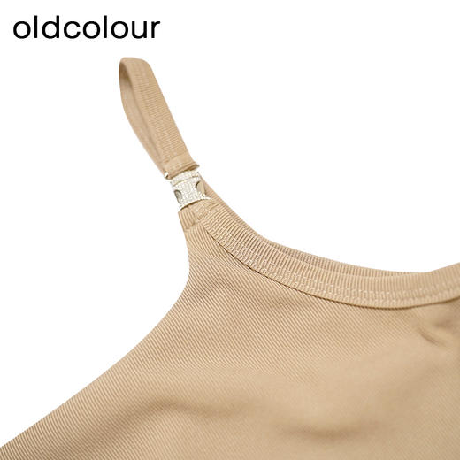 oldcolour欧珂夏季简约休闲气质纯色吊带连衣裙女BR15102190A 商品图2