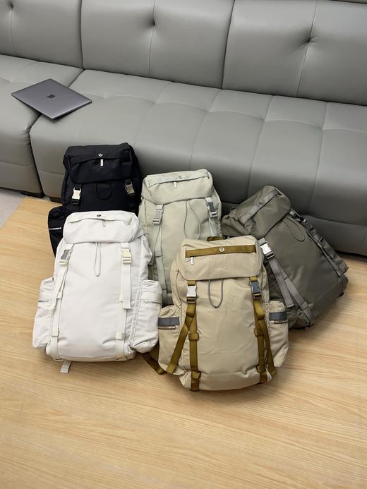 LULU旅行双肩包包2025新款大容量高级感通勤登山包 商品图2