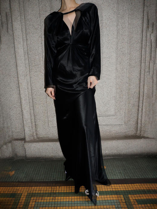 Viktoria Chan｜Allie long gown [ 醋酸礼服长裙]【HOLIDAY】 商品图4