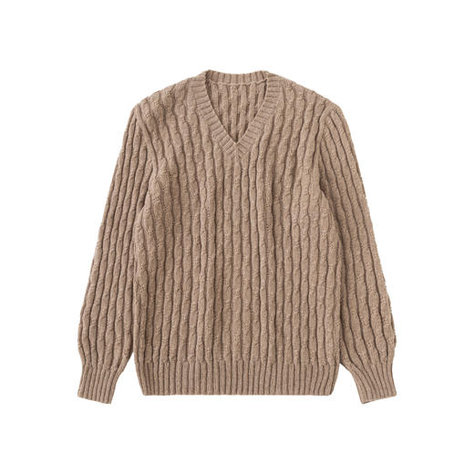 苏苏姐家有致基础羊绒毛衣22号手工diy编织毛线棒针自制材料包 商品图4