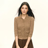 Ariseism 美式复古设计感针织开衫女秋冬新款修身上衣毛衣 商品缩略图0
