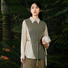 oldcolour欧珂春秋季日常通勤长袖衬衫女（两件套）Q11011079 商品缩略图2