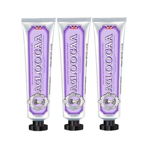 AGLOOCAA安爵露卡 薄荷牙膏炫白清新口气持久呵护牙龈3款口味 商品图7