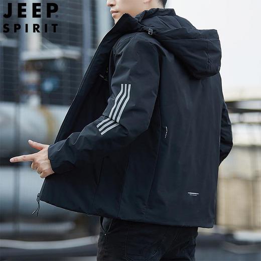JEEP SPIRIT羽绒服男百搭羽绒服男冬季时尚连帽外套潮HL7173 商品图1