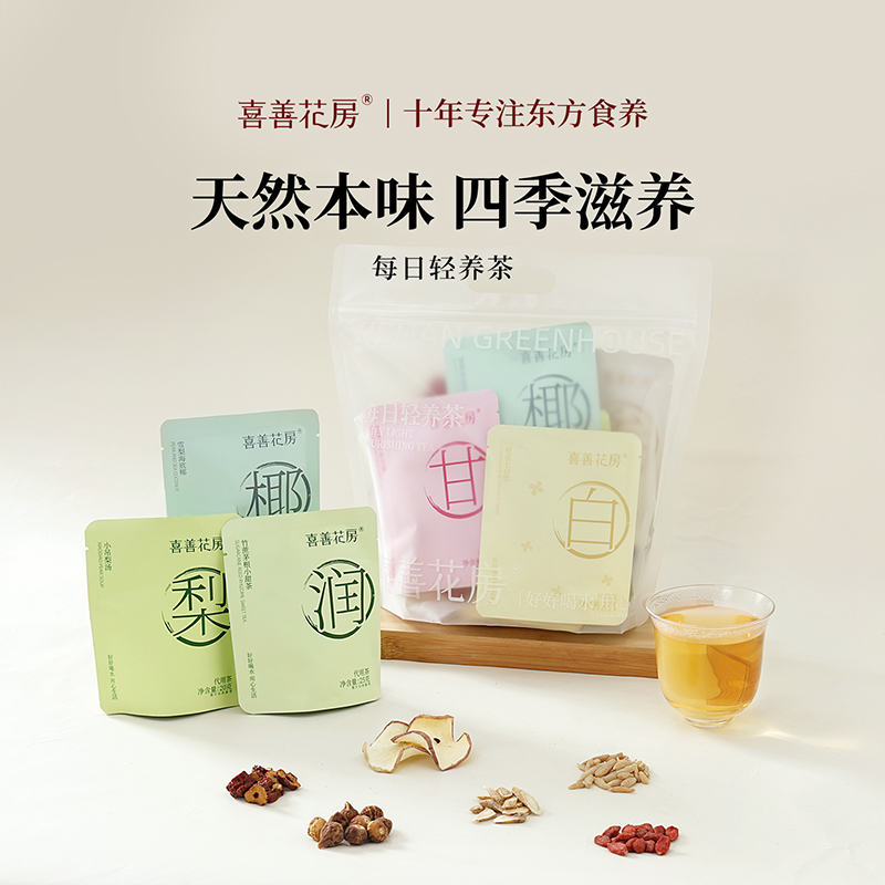 【全新升级 限时活动!】喜善花房全家福大茶包13口味 独立包装