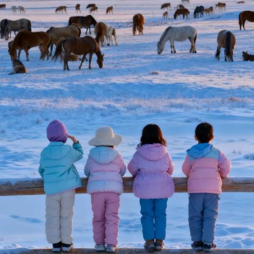寒假亲子丨雪域童话·乌兰布统亲子营6天5晚 商品图8