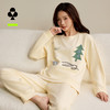 有棵树天枢空气层微绒磨毛女士家居服套装-J1173 商品缩略图0