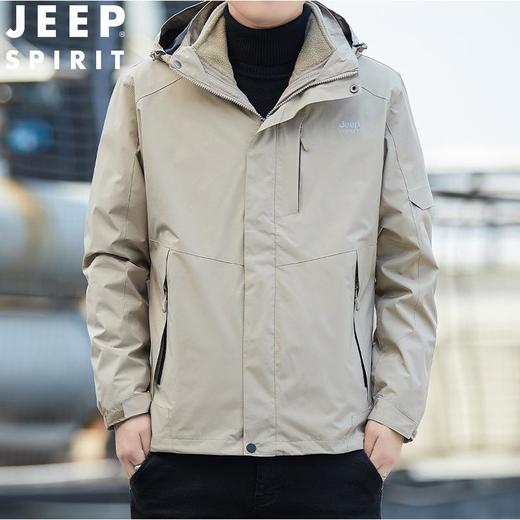 JEEP SPIRIT外套男冲锋衣夹克冬季休闲潮流户外休闲冲锋衣HL9901 商品图3
